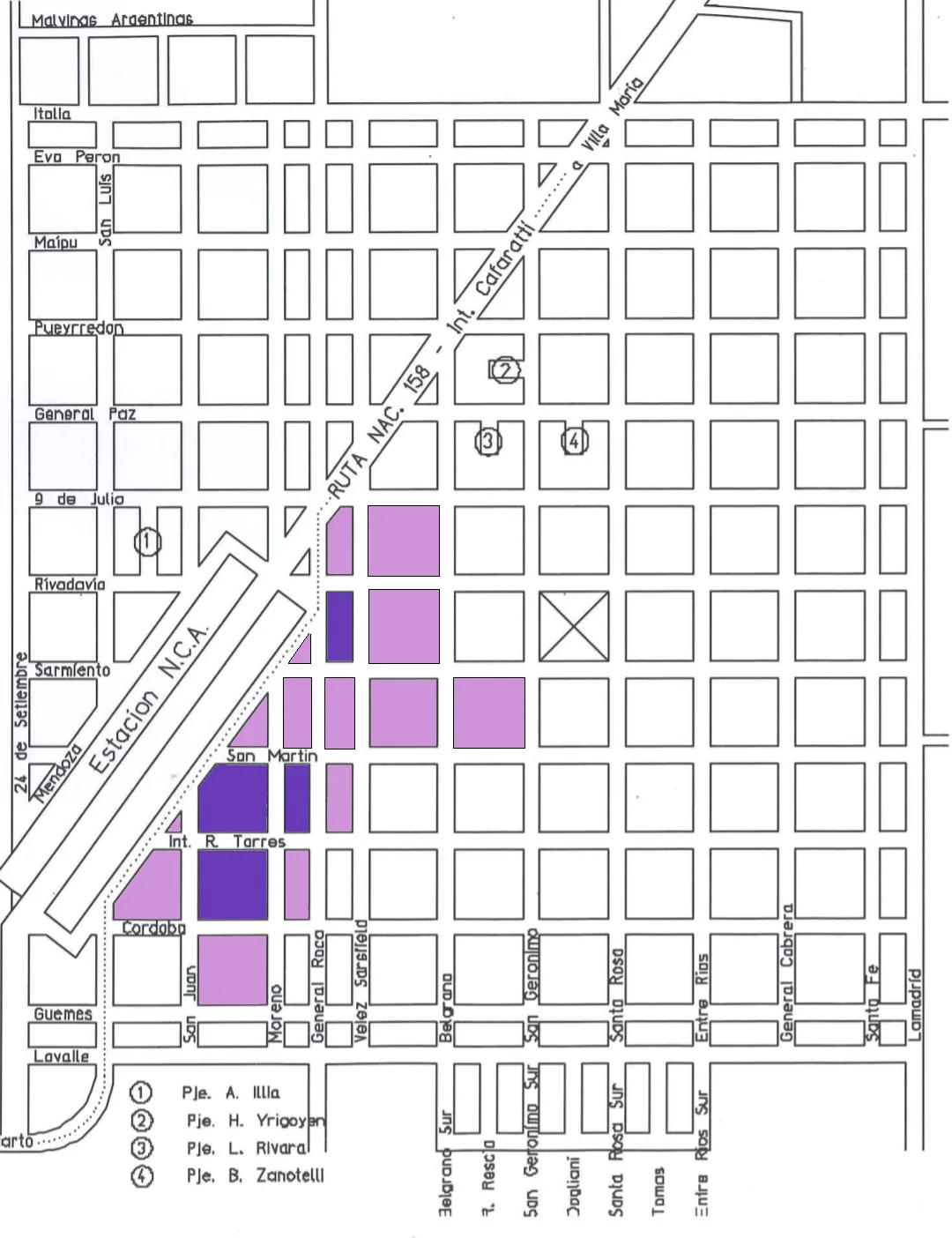 Mapa de Cobertura RE NET (Claro)